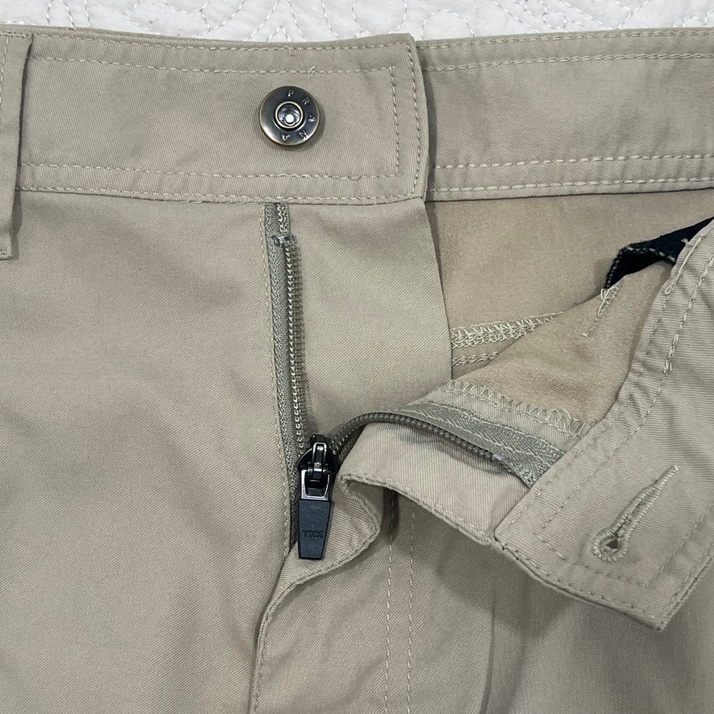 Prana Zion Shorts Mens 38 Tan Khaki ReZion Stretch Hiking Outdoor Camping - Picture 4 of 9